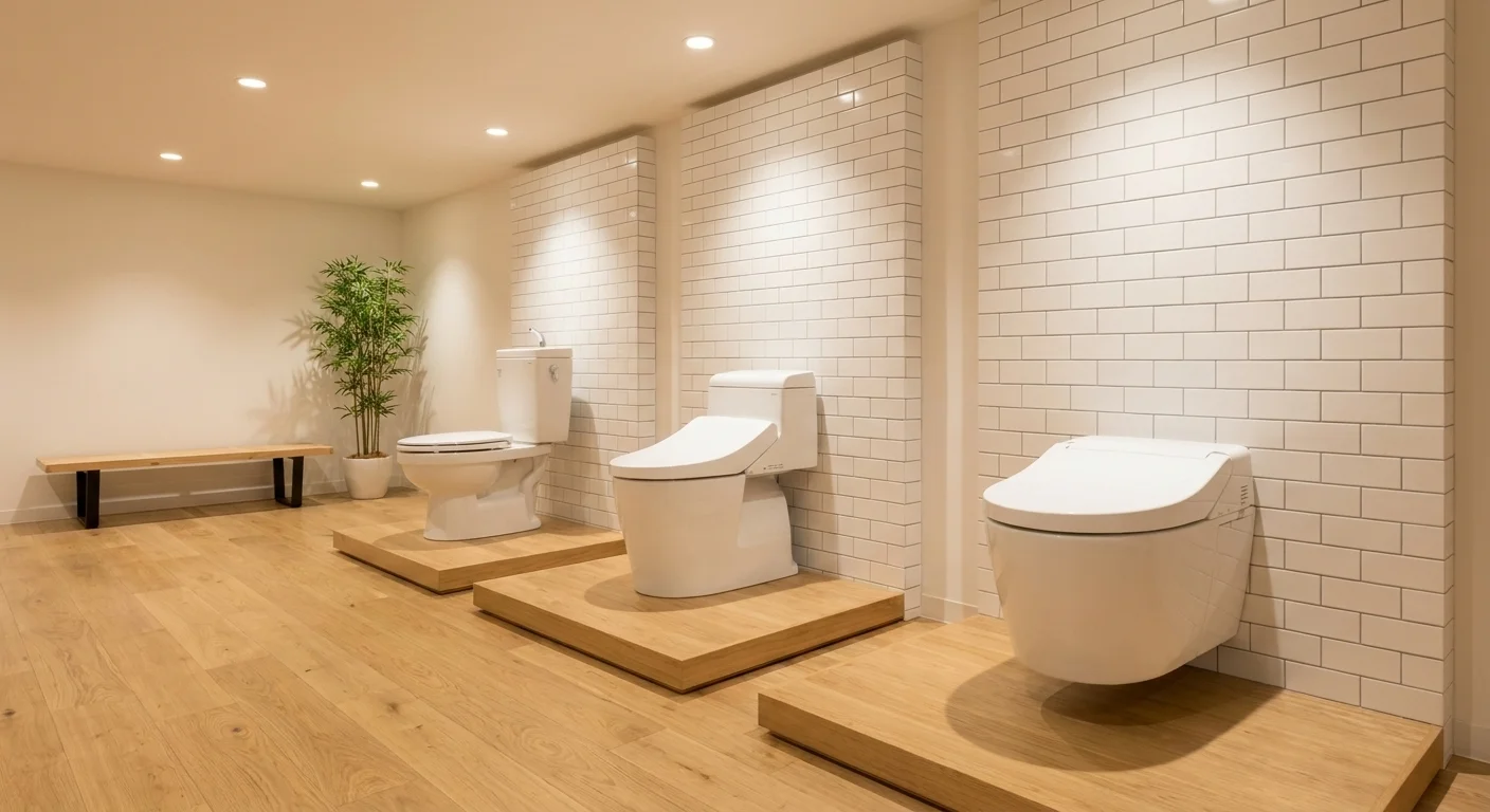 トイレの種類と選び方｜組み合わせ型・一体型・タンクレスを比較